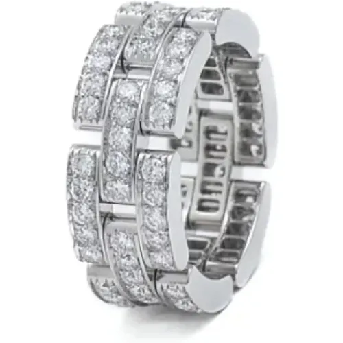 Pre-owned White Gold rings , female, Sizes: ONE SIZE - Cartier Vintage - Modalova