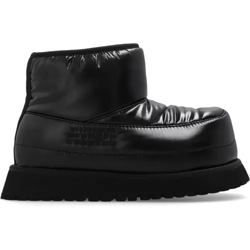 Snow boots with logo , female, Sizes: 7 UK - MM6 Maison Margiela - Modalova