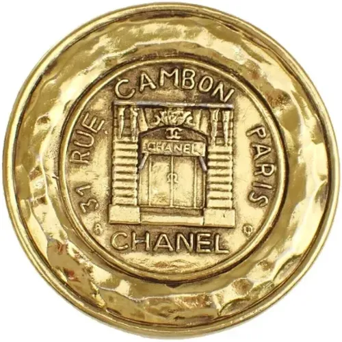 Pre-owned Metall broschen , Damen, Größe: ONE Size - Chanel Vintage - Modalova