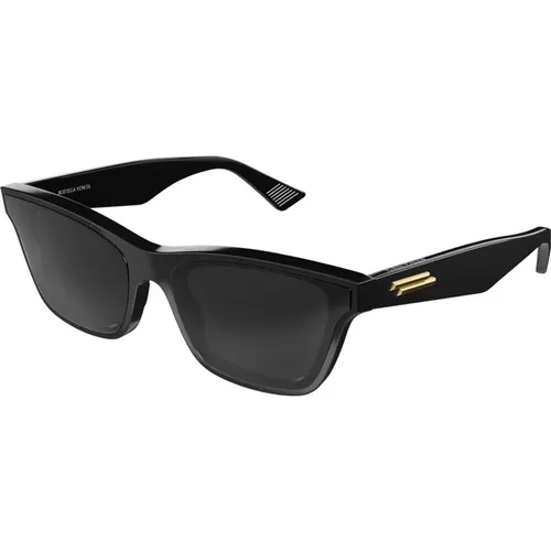 Grey Sunglasses , unisex, Sizes: 64 MM - Bottega Veneta - Modalova