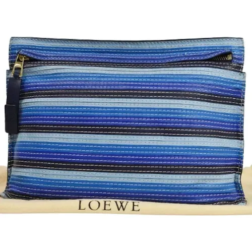 Pre-owned Leather clutches , female, Sizes: ONE SIZE - Loewe Pre-owned - Modalova