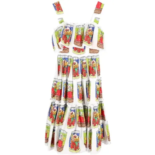 Pre-owned Cotton dresses , female, Sizes: S - Dolce & Gabbana Pre-owned - Modalova