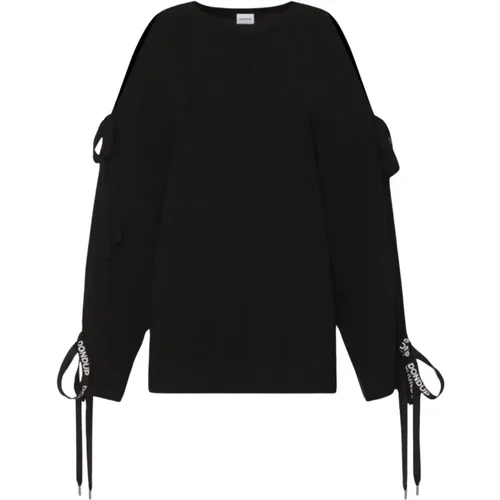 Long Sleeve Viscose Sweater , female, Sizes: XS - Dondup - Modalova