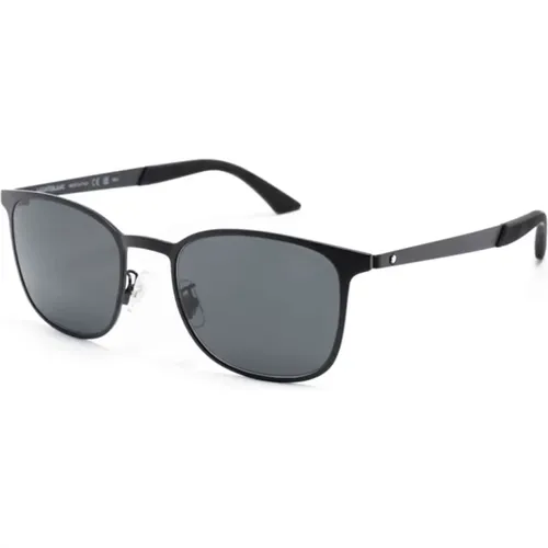 Mb0331S 001 Sunglasses , male, Sizes: 54 MM - Montblanc - Modalova