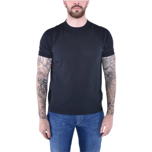 Short Sleeve Cotton T-shirt , male, Sizes: M, L, 2XL, XL - Kangra - Modalova