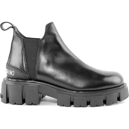 Beatles Leather Shoes , female, Sizes: 3 UK - Love Moschino - Modalova