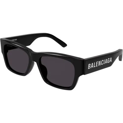 Rechteckige Sonnenbrille , unisex, Größe: 56 MM - Balenciaga - Modalova