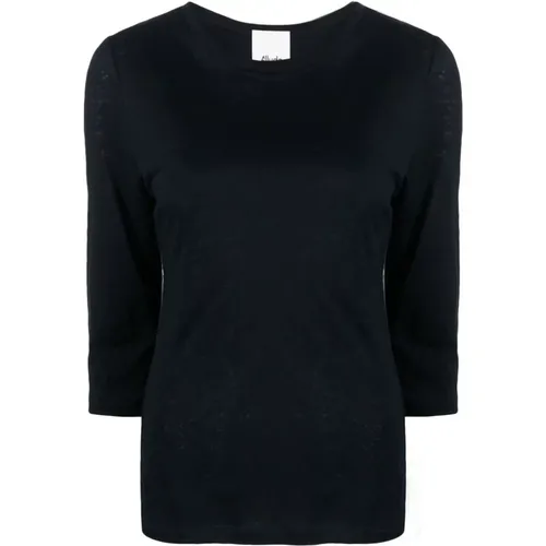 Boatneck Top , female, Sizes: XS - allude - Modalova