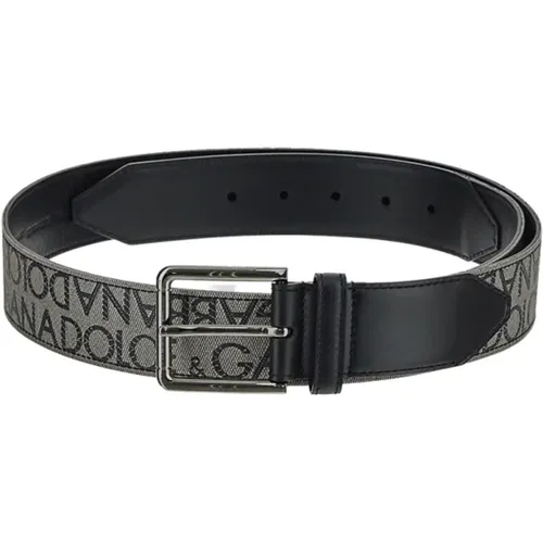 Logo Belt , male, Sizes: 90 CM - Dolce & Gabbana - Modalova