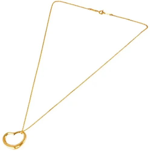 Pre-owned Gold necklaces , female, Sizes: ONE SIZE - Tiffany & Co. Pre-owned - Modalova