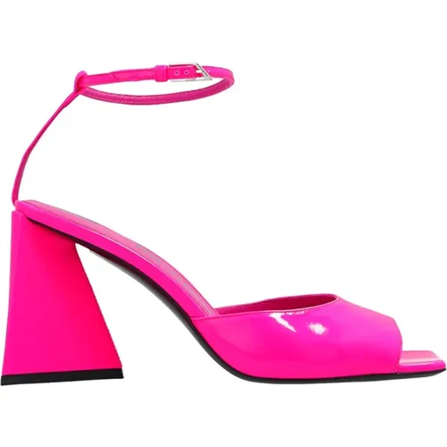‘Piper’ heeled sandals , female, Sizes: 6 1/2 UK, 3 UK, 6 UK, 3 1/2 UK, 8 UK, 4 UK, 7 1/2 UK, 4 1/2 UK - The Attico - Modalova
