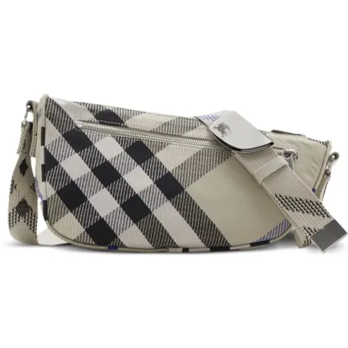 Ritter Jacquard Schultertasche,Tasche mit Equestrian Knight Jacquard - Burberry - Modalova