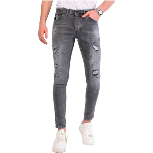 Trendige Jeans Herren Slim Fit - 1064 , Herren, Größe: W34 - Local Fanatic - Modalova