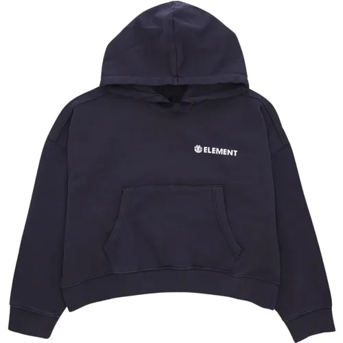 Kurzes Hoodie Logo Flint Schwarz - Element - Modalova