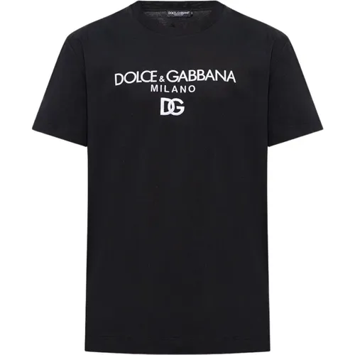 T-Shirt mit Logo , Herren, Größe: 2XL - Dolce & Gabbana - Modalova