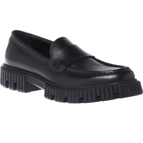 Loafers in leather , Herren, Größe: 40 EU - Baldinini - Modalova