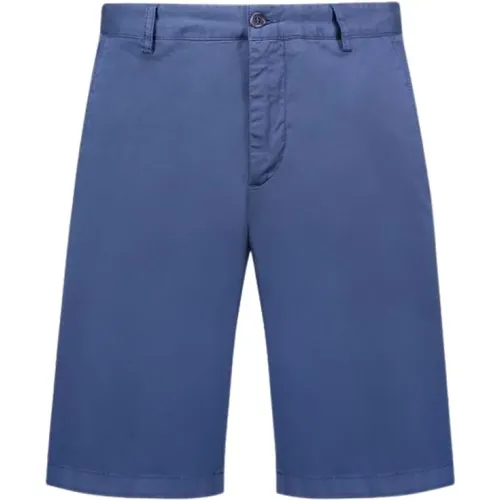 Blaue Bermuda-Shorts Upgrade Moderner Mann , Herren, Größe: M - PAUL & SHARK - Modalova