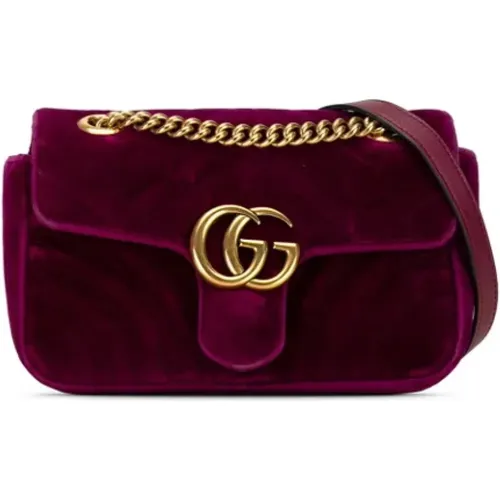 Pre-owned Velvet gucci-bags , female, Sizes: ONE SIZE - Gucci Vintage - Modalova