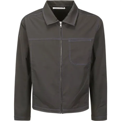 Stylish Boxed Blouson Jacket , male, Sizes: L, M - Affxwrks - Modalova