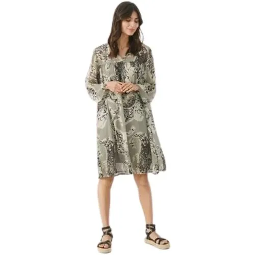 Versatile Day-to-Night Shirt Dress , female, Sizes: S - Part Two - Modalova