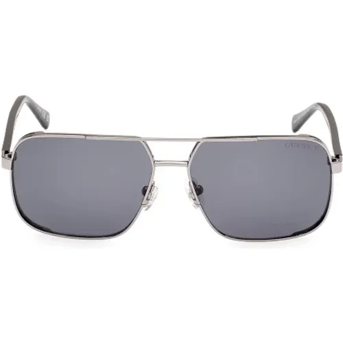 Metall Sonnenbrille für Männer , unisex, Größe: 58 MM - Guess - Modalova