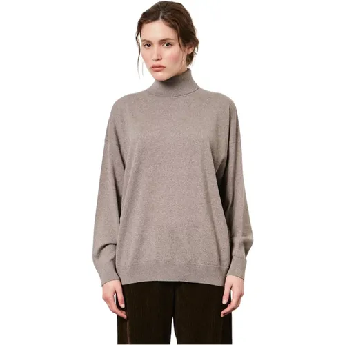 Gerippter Strickpullover , Damen, Größe: XS - Massimo Alba - Modalova