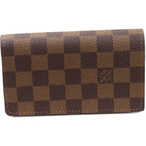 Pre-owned Canvas wallets , female, Sizes: ONE SIZE - Louis Vuitton Vintage - Modalova