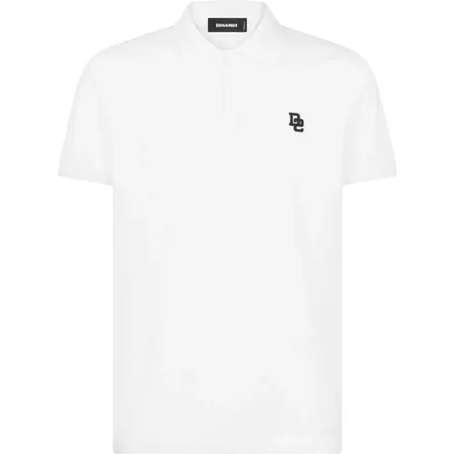 Polo Shirt with Embroidered Logo , male, Sizes: XL, L, 3XL, 2XL, M, S - Dsquared2 - Modalova