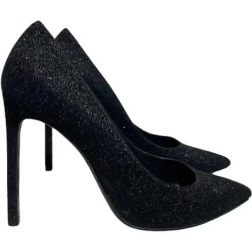 Pre-owned Canvas heels , female, Sizes: 5 UK - Saint Laurent Vintage - Modalova