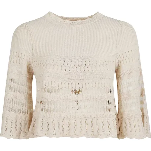 Crochet Knit Sweatshirt , female, Sizes: XS, 2XS, S - Isabel Marant Étoile - Modalova