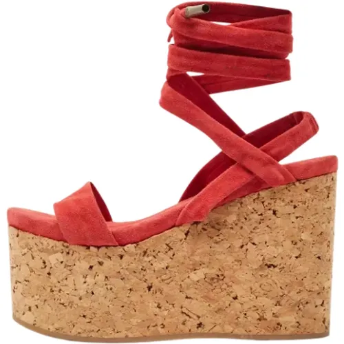 Pre-owned Suede sandals , female, Sizes: 4 UK - Isabel Marant Pre-owned - Modalova