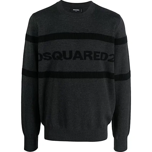 Stylish Knitwear for Men , male, Sizes: XL, L - Dsquared2 - Modalova