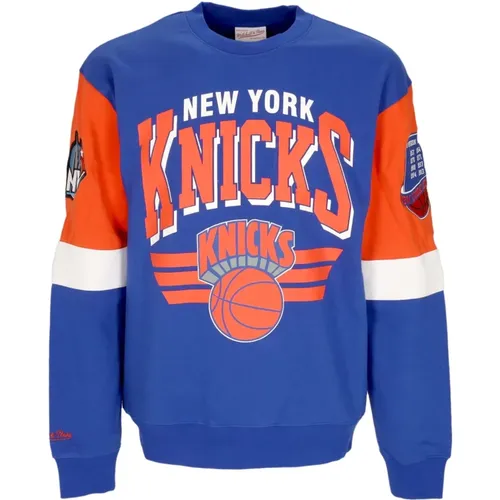 NBA Crew Sweatshirt Original Team Colors , Herren, Größe: L - Mitchell & Ness - Modalova