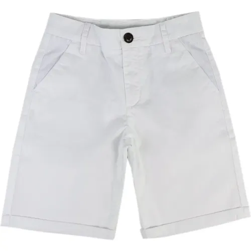 Weiße Bermuda-Shorts mit Amerikanischen Taschen - Sun68 - Modalova