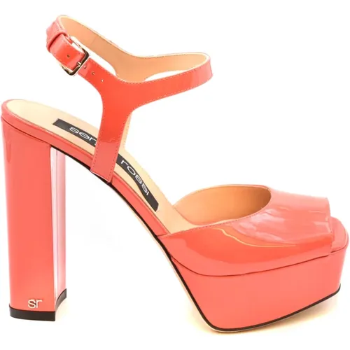 Elevate Your Style with Leather Sandals , female, Sizes: 3 UK, 7 UK - Sergio Rossi - Modalova