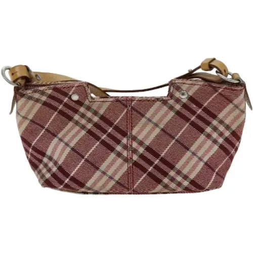 Pre-owned Cotton shoulder-bags , female, Sizes: ONE SIZE - Burberry Vintage - Modalova