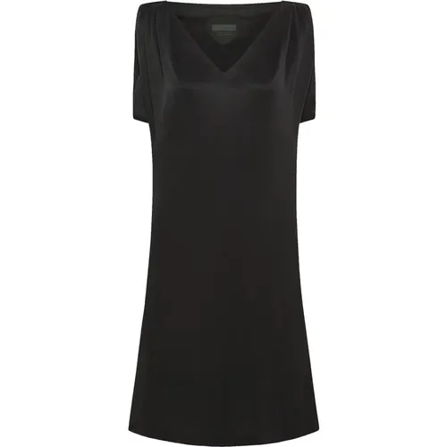 V-neck Dress , female, Sizes: XS, S, M - RRD - Modalova