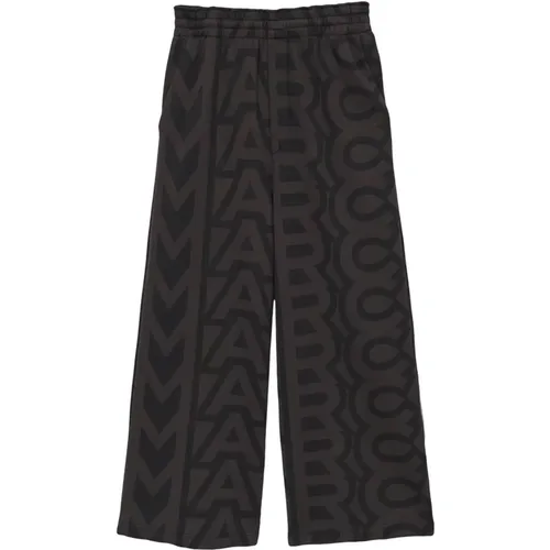 Monogram Wide Leg Trousers , female, Sizes: S, M, XS - Marc Jacobs - Modalova