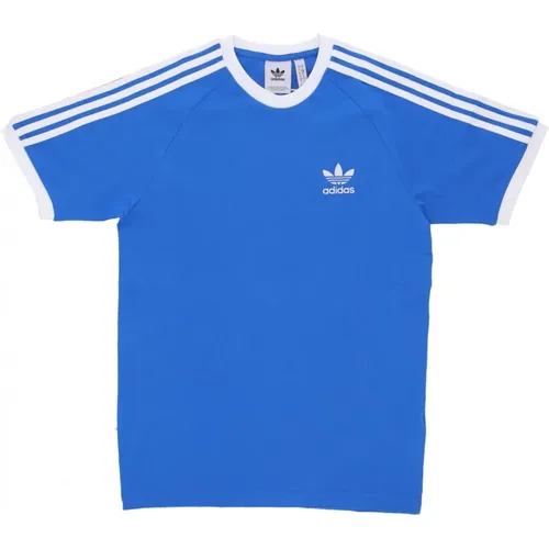 Blau Weiß 3 Streifen Tee Adidas - Adidas - Modalova