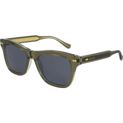 Blue Sunglasses Gg0910S , male, Sizes: 53 MM - Gucci - Modalova