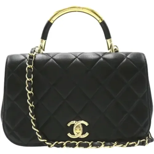 Pre-owned Leather chanel-bags , female, Sizes: ONE SIZE - Chanel Vintage - Modalova