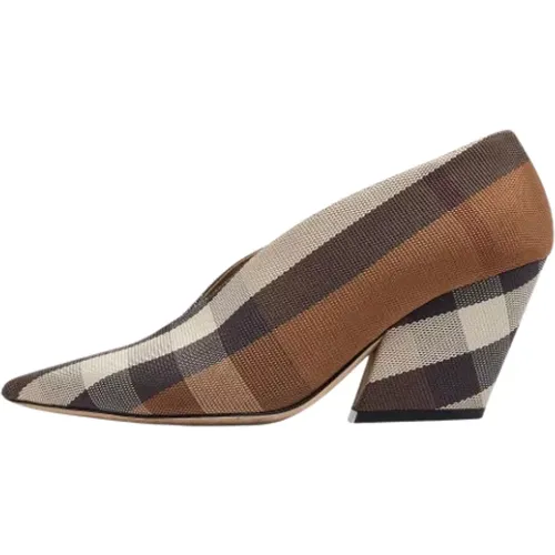 Pre-owned Stoff heels - Burberry Vintage - Modalova