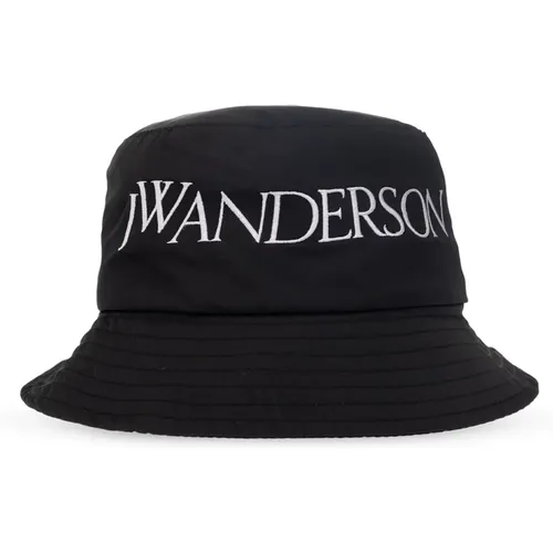 Bucket hat with logo , unisex, Sizes: M/L, S/M - JW Anderson - Modalova