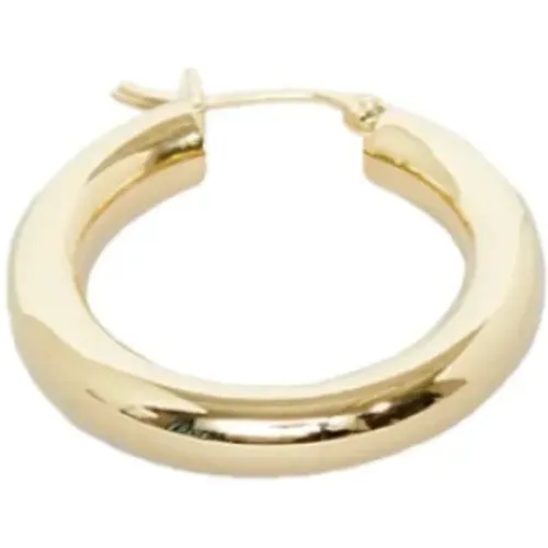 Gold Chubby Hoop Earrings , female, Sizes: ONE SIZE - Trine Tuxen - Modalova
