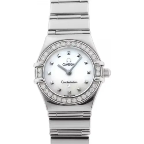 Pre-owned Metal watches , female, Sizes: ONE SIZE - Omega Vintage - Modalova