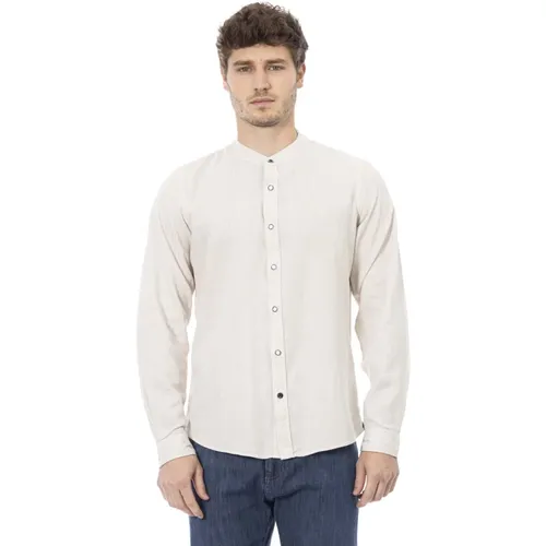 Korean Collar Regular Fit Shirt Livorno , male, Sizes: S, XL, L, 2XL, M - Baldinini - Modalova