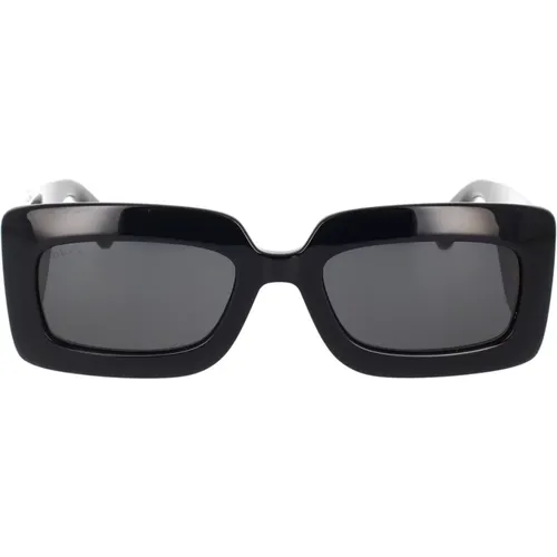 Trendy Rectangular Sunglasses Gg0811S , female, Sizes: 53 MM - Gucci - Modalova