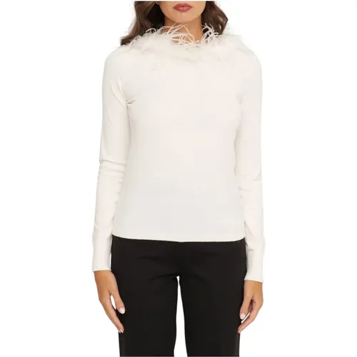 Rundhals Pullover , Damen, Größe: M - Twinset - Modalova