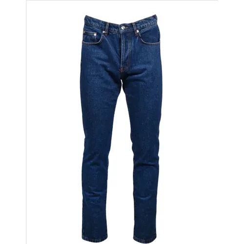 Raw Denim Straight Cut Jeans , Herren, Größe: W27 - Kenzo - Modalova