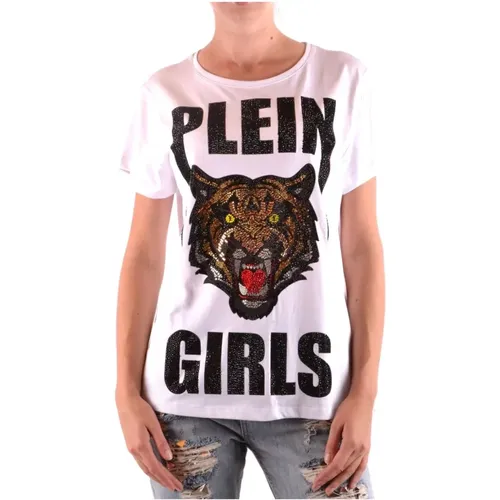 T-Shirt , Damen, Größe: XS - Philipp Plein - Modalova